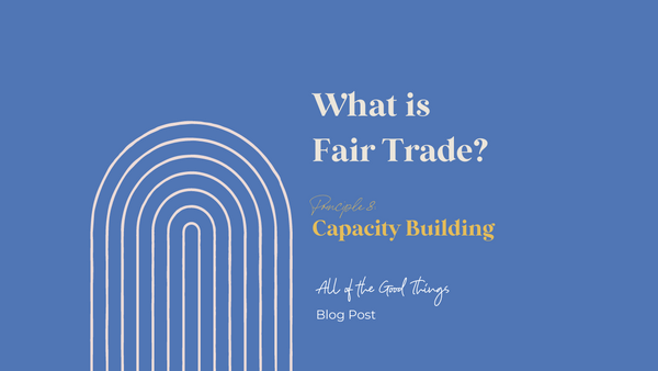 What is Fair Trade? Fair Trade Principle 8: Capacity Building