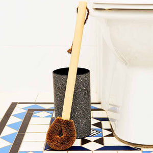 Plastic-free Toilet Brush Sustainable Living Ethically Made from Plant-fibre Biodegradable Fair Trade 