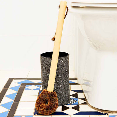 Plastic-free Toilet Brush Sustainable Living Ethically Made from Plant-fibre Biodegradable Fair Trade 