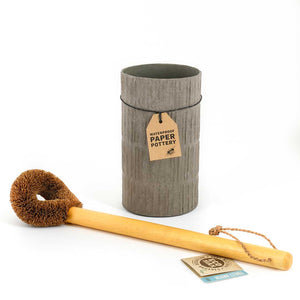Eco-friendly Plastic Free Toilet Brush and Holder Ethically Made with recycled Materials. Plant Fibre Fair Trade