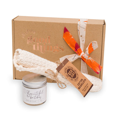 Mini Pamper Gift Pack | Kaolin White Clay | Ethical Gift Pack Australia | All of the Good Things